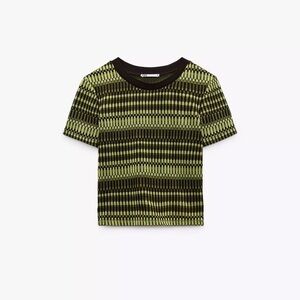 ZARA Jacquard T-Shirt